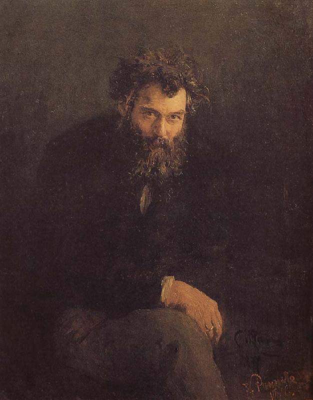 Ilia Efimovich Repin Shishkin portrait